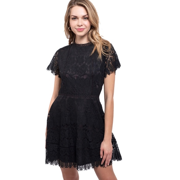 Black Lace Dress - Picture 5 of 8